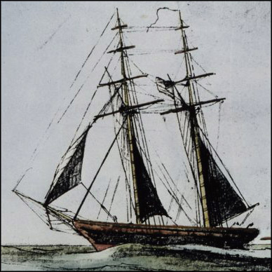 Typical Schooner of the time.